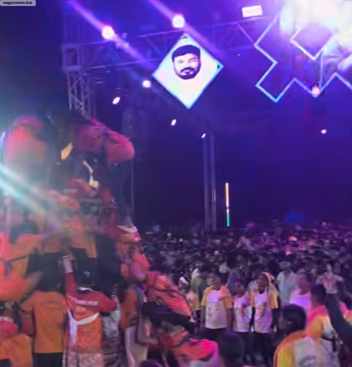 DJ Hits 102.4 Decibels at Dahi Handi in Nagpur; Case Against Munna Yadav’s Son for Noise Violation