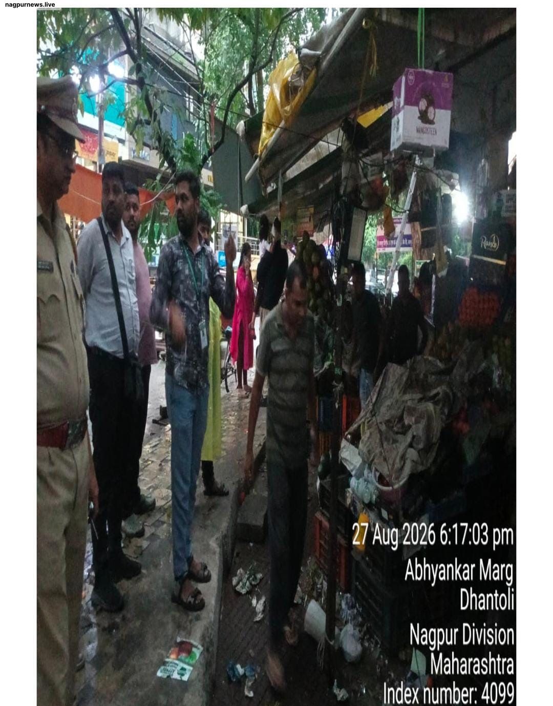 Nagpur Civic Body, Traffic Police Launch Major Anti-Encroachment Drive in Dhantoli to Ease Traffic Congestion